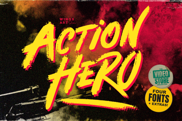 Action Hero: A Deep Dive into the Grungy Brush Font for High-Impact Titles