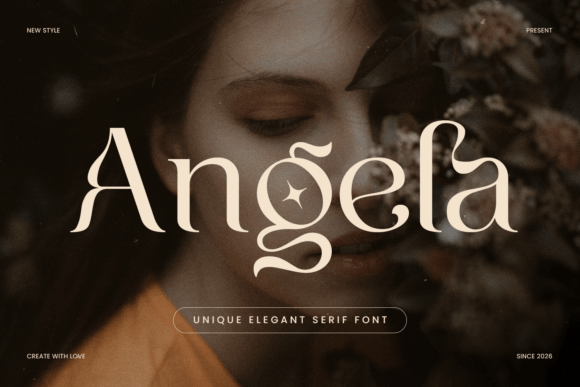Angela: The Elegant Luxury Font for Modern Design