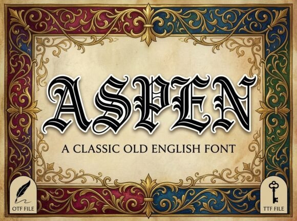 Aspen: The Blackletter Font for Modern Authority
