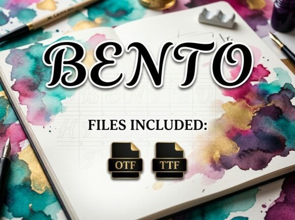 Bento: The Avant-Garde Display Font for Commanding Attention