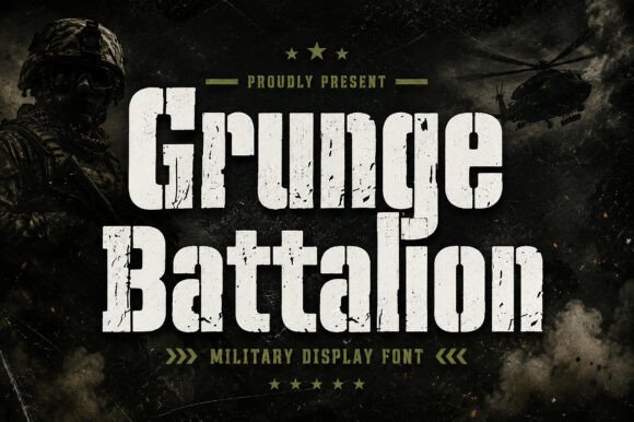 Command Maximum Visual Authority and Tactical Grit with Grunge Battalion