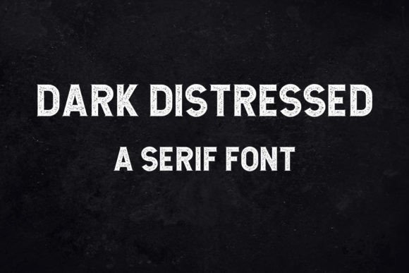 Dark Distressed: The All-Caps Serif Font Redefining Modern Brand Authenticity