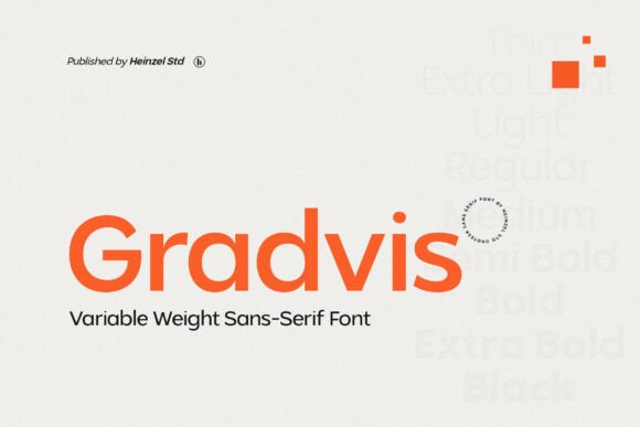 Gradvis: The Modern Sans-Serif for Clarity and Style