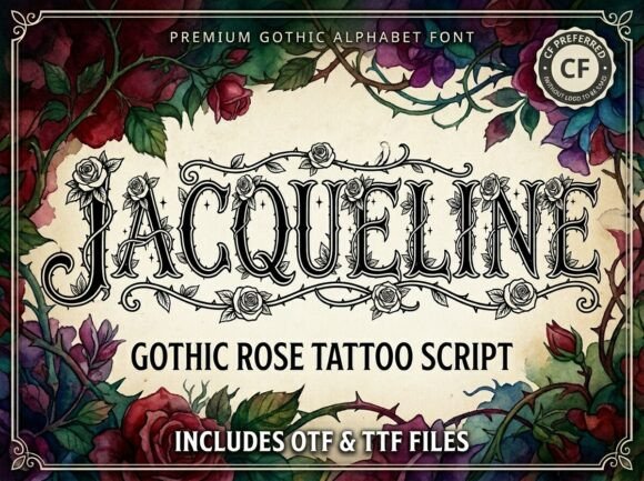 Jacqueline: The Decorative Display Font for High-Impact Design