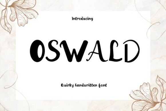Oswald: A Handwritten Font for Creative Projects