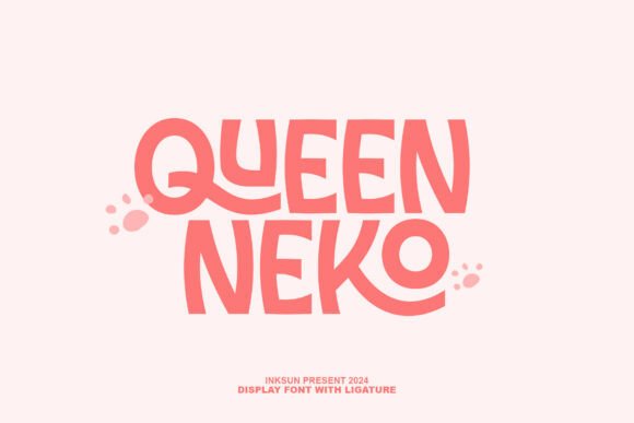 Queen Neko Font: A Playful Display for Creative Projects