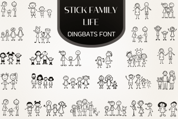 Stick Family Life: A Practical Guide to Dingbat Fonts for Personal Projects