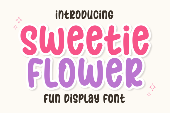 Sweetie Flower: The Display Font Crafting Modern Digital Delight