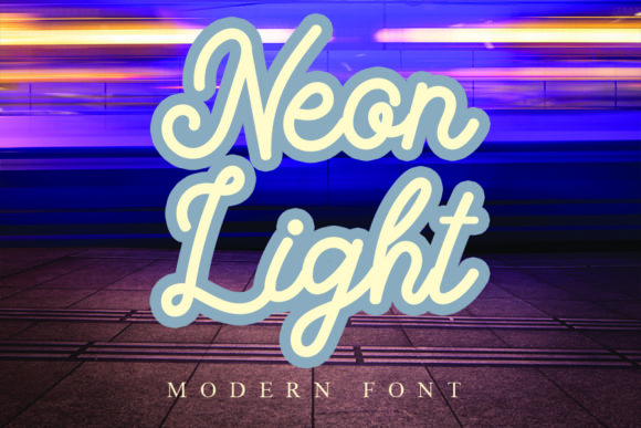 The Luminous Elegance of Neon Light: A Designer's Handwritten Gem