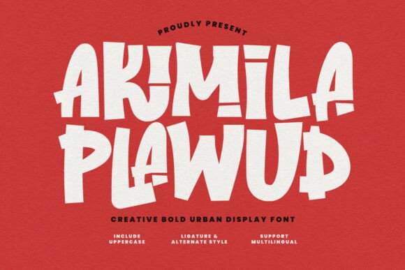The Unapologetic Boldness of Akimila Plawud: A Deep Dive into Heavy Display Typography