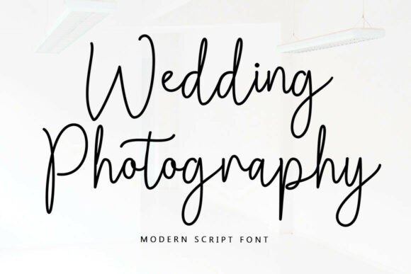 Wedding Photography: The Elegant Script Font for Special Moments